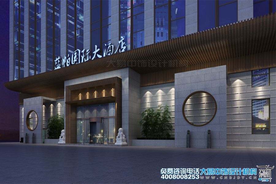 北京國際酒店新中式裝修風(fēng)格設(shè)計(jì)古今藝術(shù)文化的碰撞