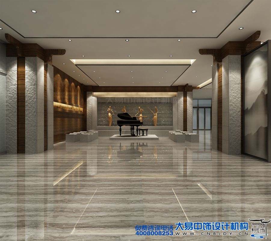 北京國際酒店新中式裝修風(fēng)格設(shè)計(jì)古今藝術(shù)文化的碰撞