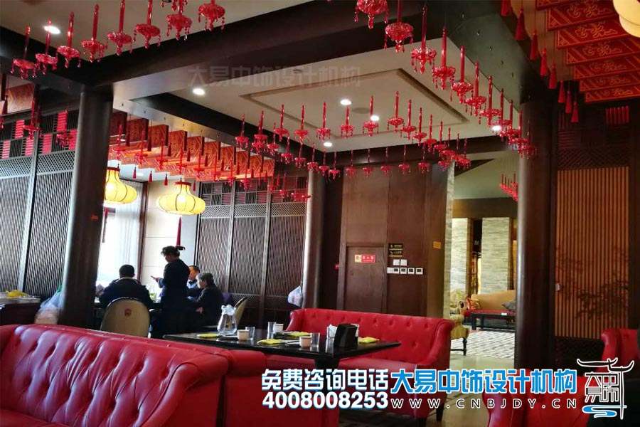 大廳散座現(xiàn)代中式風(fēng)格設(shè)計