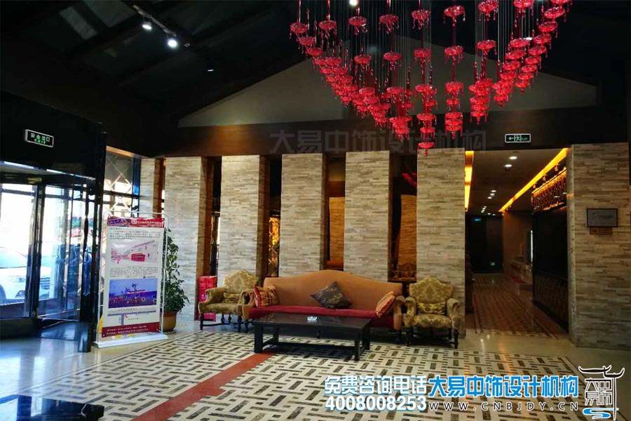 大廳反向現(xiàn)代中式風(fēng)格設(shè)計