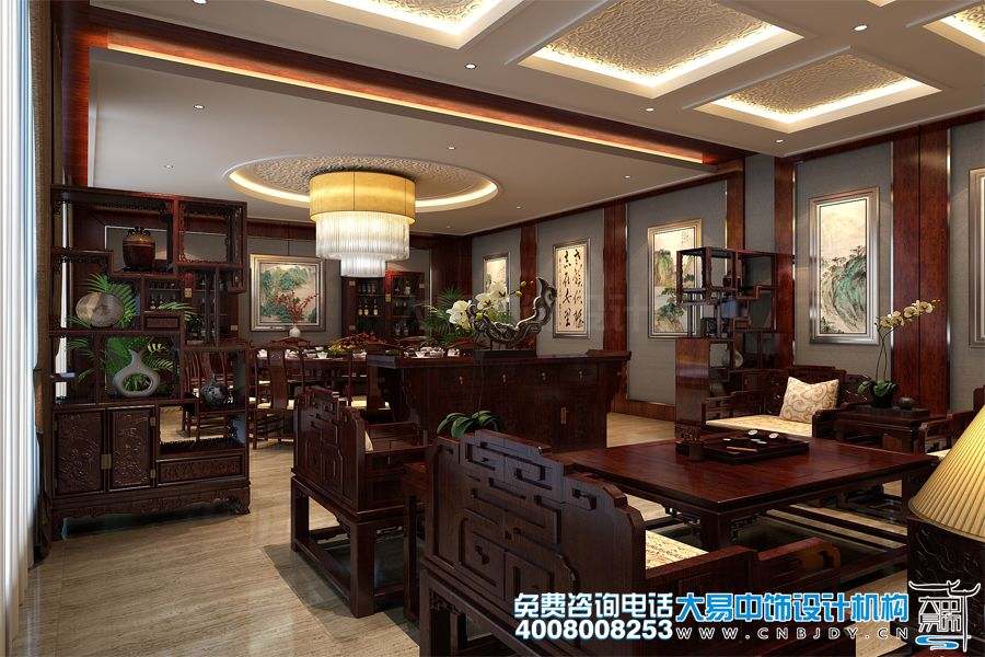 北京朝陽高端中式會(huì)所中式設(shè)計(jì)
