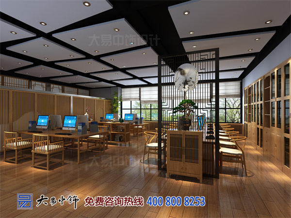 海淀禪意中式辦公中式設(shè)計(jì) 愉悅的一種修煉