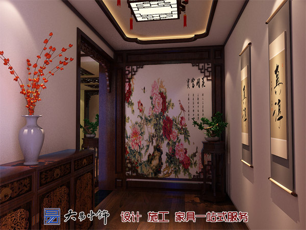 遼寧盤錦220平米別墅中式設(shè)計(jì)，感受中式別墅中式裝修的氣息