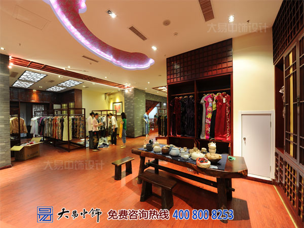 高端中式裝修竣工現(xiàn)場 VIP服裝店中式設(shè)計案例