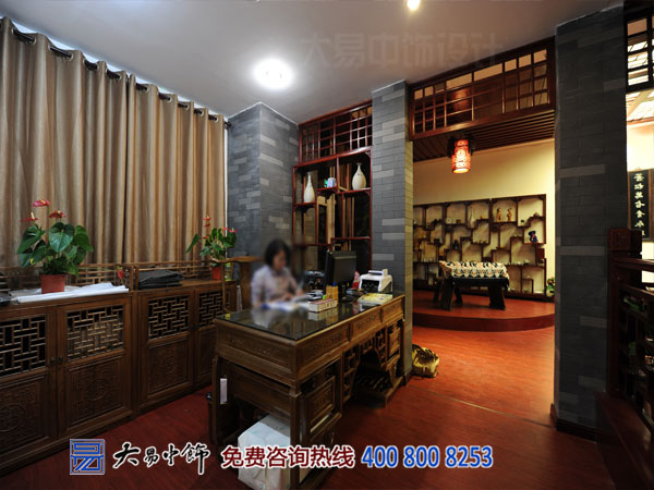 高端中式裝修竣工現(xiàn)場 VIP服裝店中式設(shè)計案例