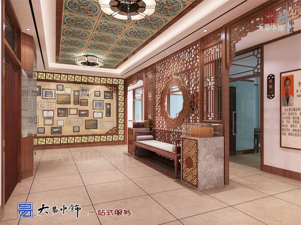 國醫(yī)館知藥堂中式裝修設計 渲染的傳統(tǒng)中醫(yī)文化