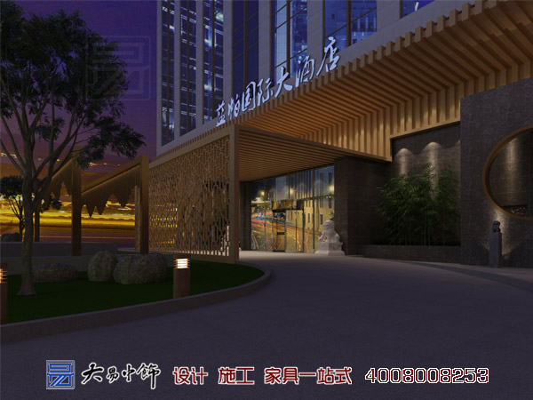 北京蘭帕國際酒店商務(wù)會議廳新中式風(fēng)格裝修設(shè)計(一)