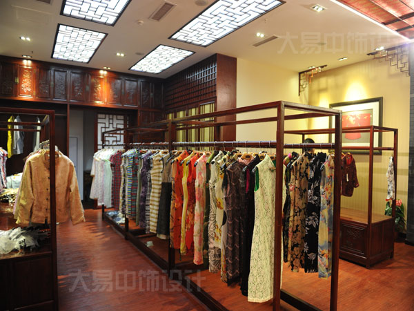 高端中式裝修竣工現(xiàn)場(chǎng) VIP服裝店中式設(shè)計(jì)案例